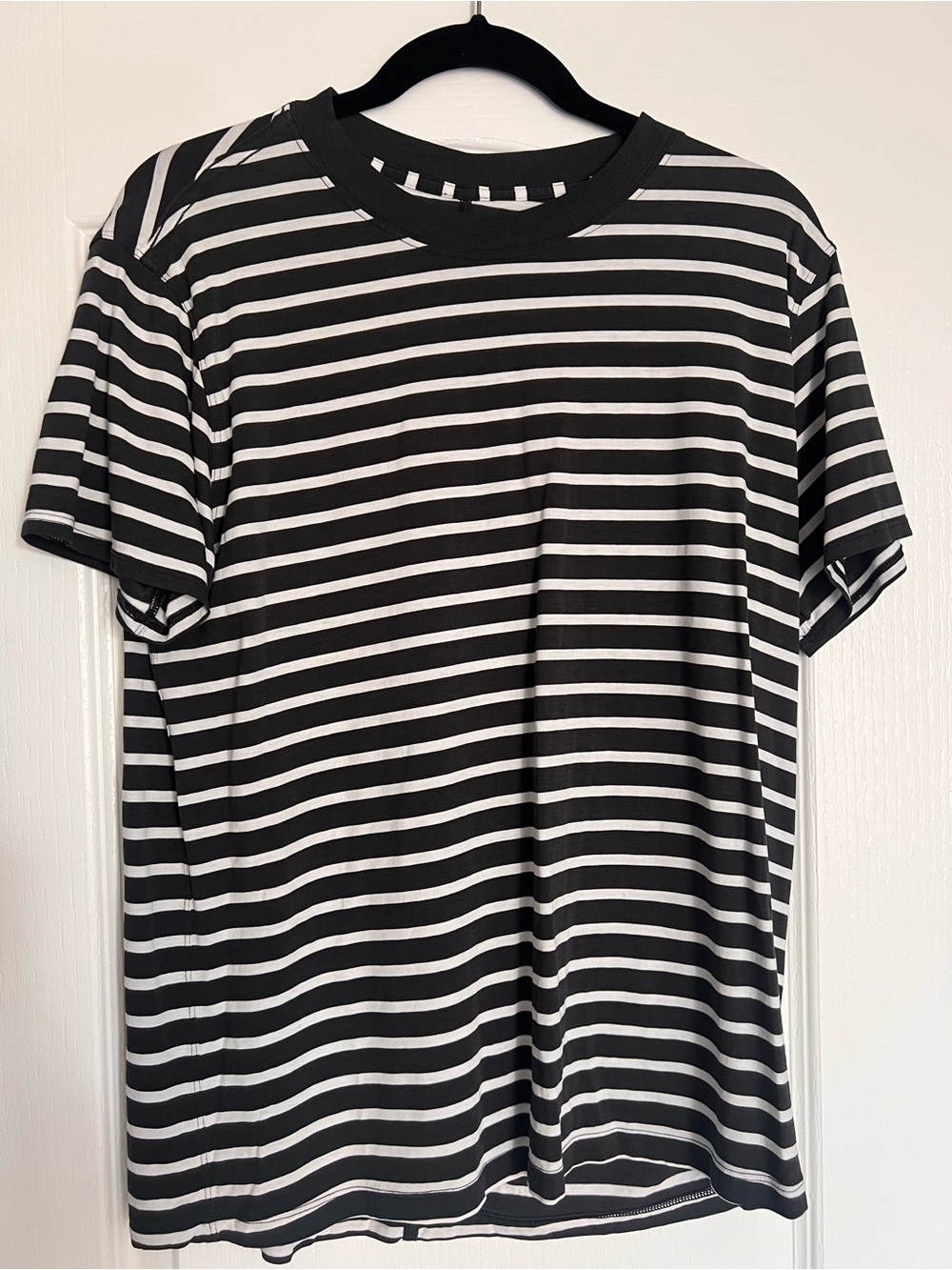 Classic Black & White Striped T-Shirt